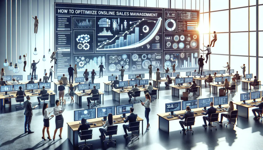 how to optimize online sales management?